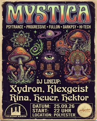 MYSTICA – Psytrance Experience – Polyester Klub