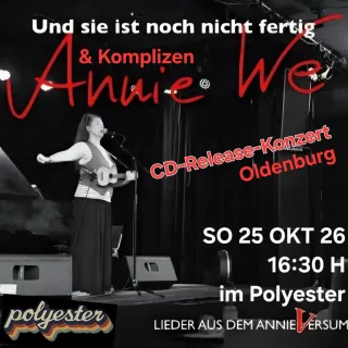 Konzert: Annie We & Komplizen – Polyester Klub