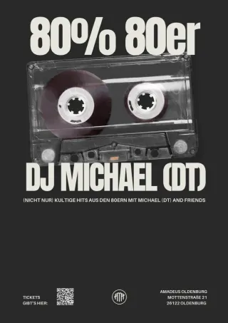 80% 80er (nicht nur) kultige Hits aus den 80ern – Amadeus Klub