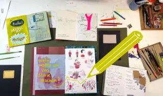 AUSSTELLUNG: NOTIZEN FÜR MORGEN – Kinderbibliothek am PFL