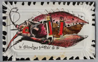 Horst-Janssen-Museum: Papierwerkstatt – bunte Insektenkunst – Haus für Medienkunst