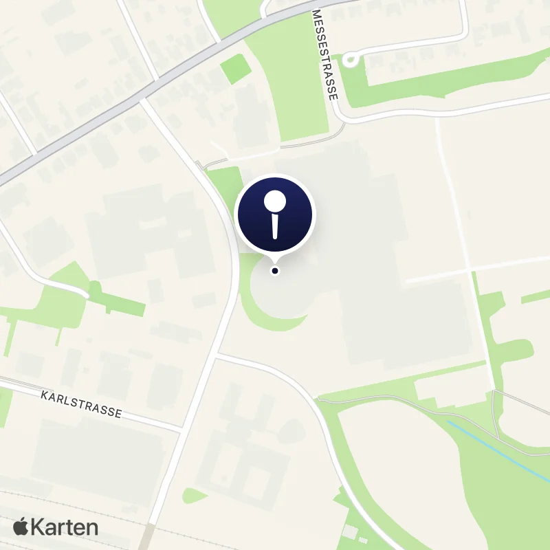 Karte mit der Lage von Kleine EWE Arena