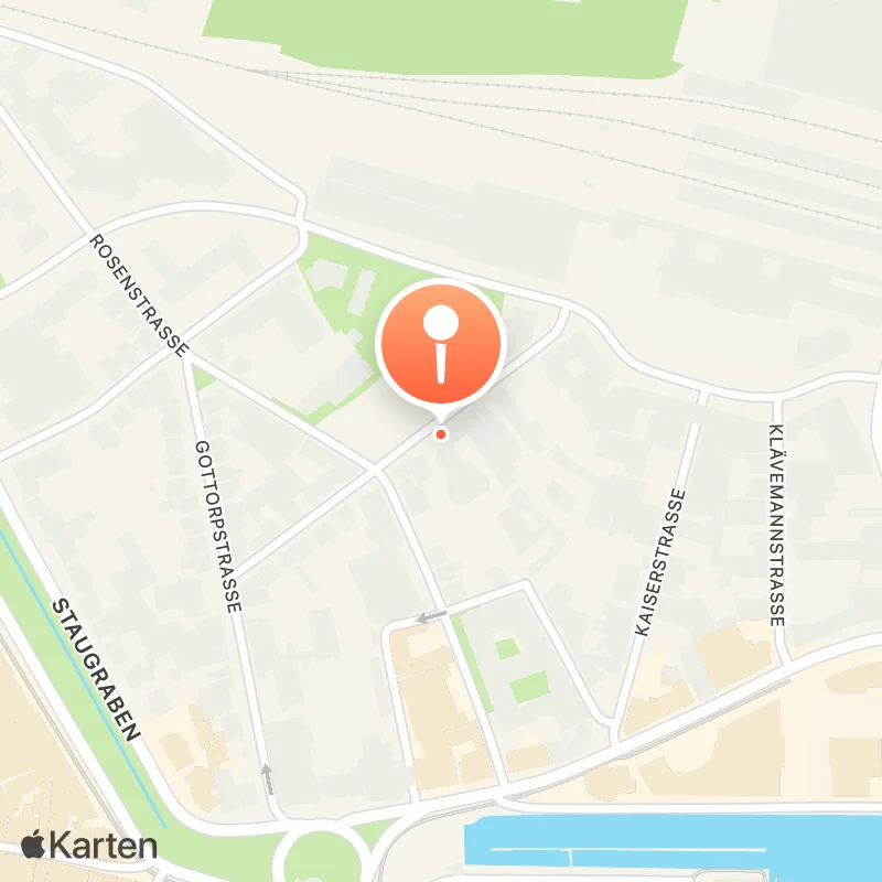 Karte mit der Lage von Kulturetage