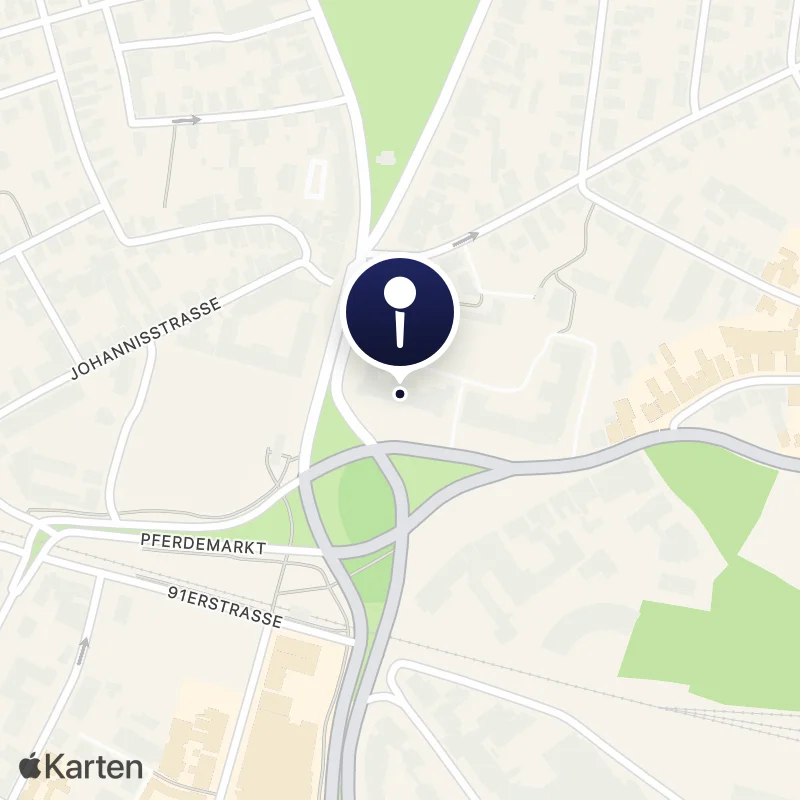 Karte mit der Lage von Landesbibliothek