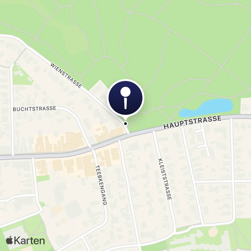 Karte mit der Lage von Marktplatz Eversten