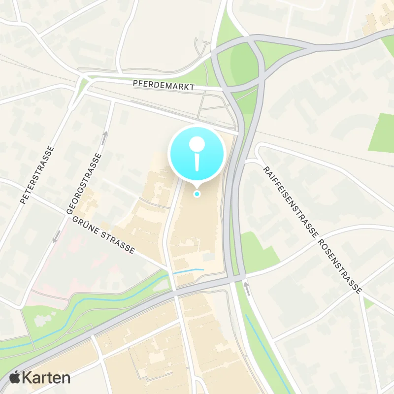 Karte mit der Lage von CORE