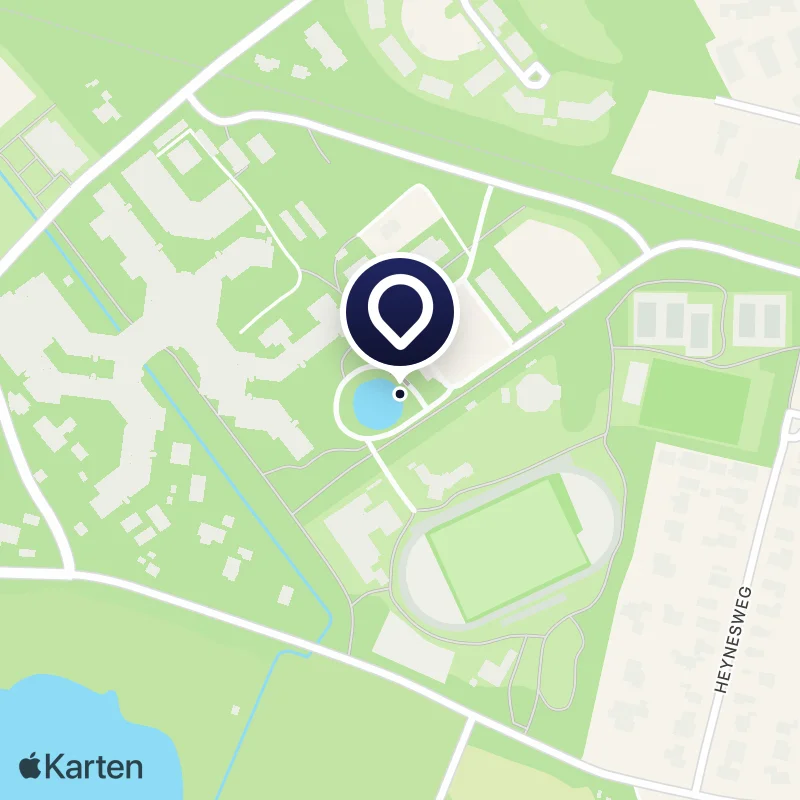 Karte mit der Lage von Campus Wechloy