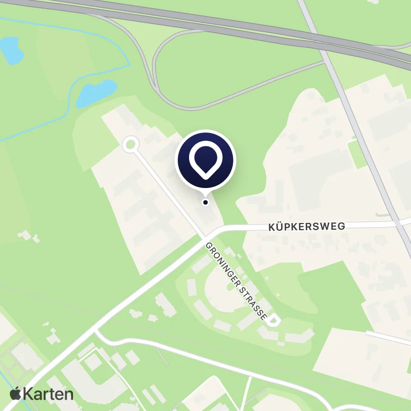 Karte mit der Lage von Hörzentrum Oldenburg gGmbH