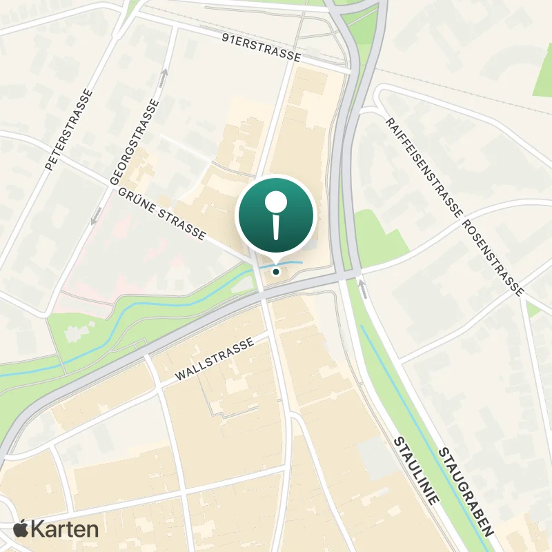 Karte mit der Lage von Woyton