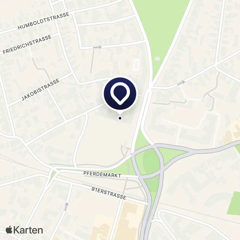 Karte mit der Lage von Bürgerbüro Mitte