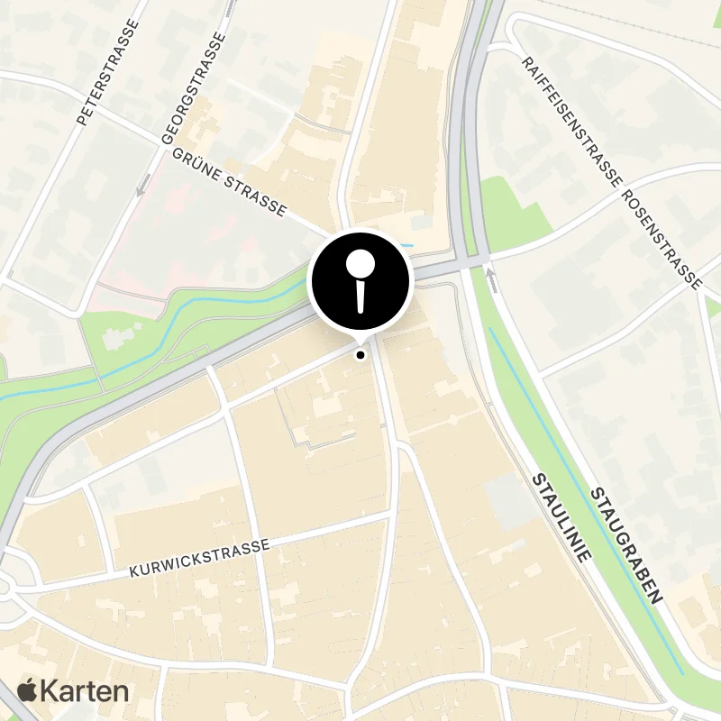 Karte mit der Lage von Anton Kneipe