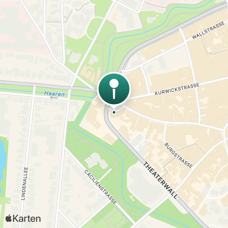 Karte mit der Lage von Woyton