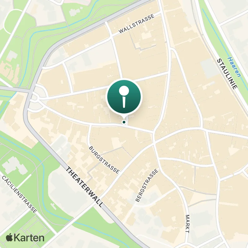 Karte mit der Lage von Woyton