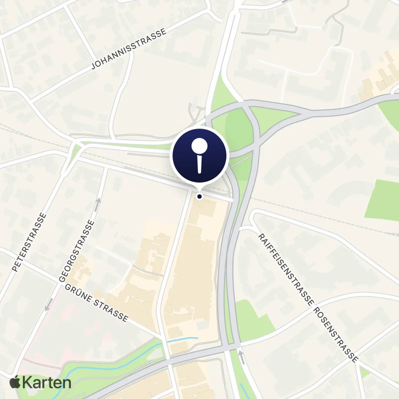 Karte mit der Lage von RAZ Heiligengeiststraße