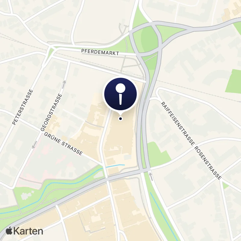 Karte mit der Lage von CORE Café