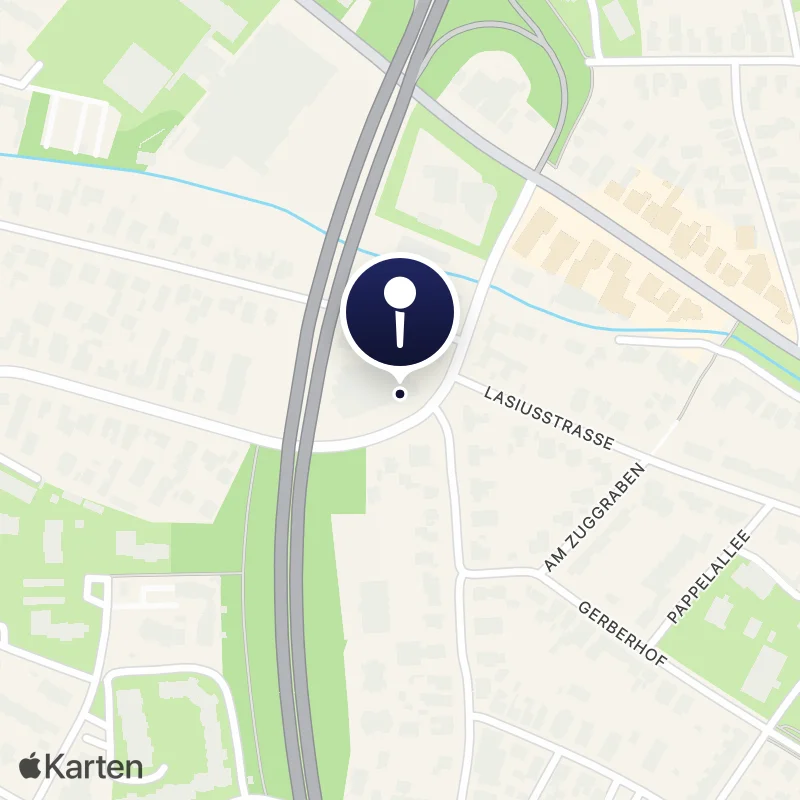 Karte mit der Lage von Bloherfelder Str. 2 - 6
